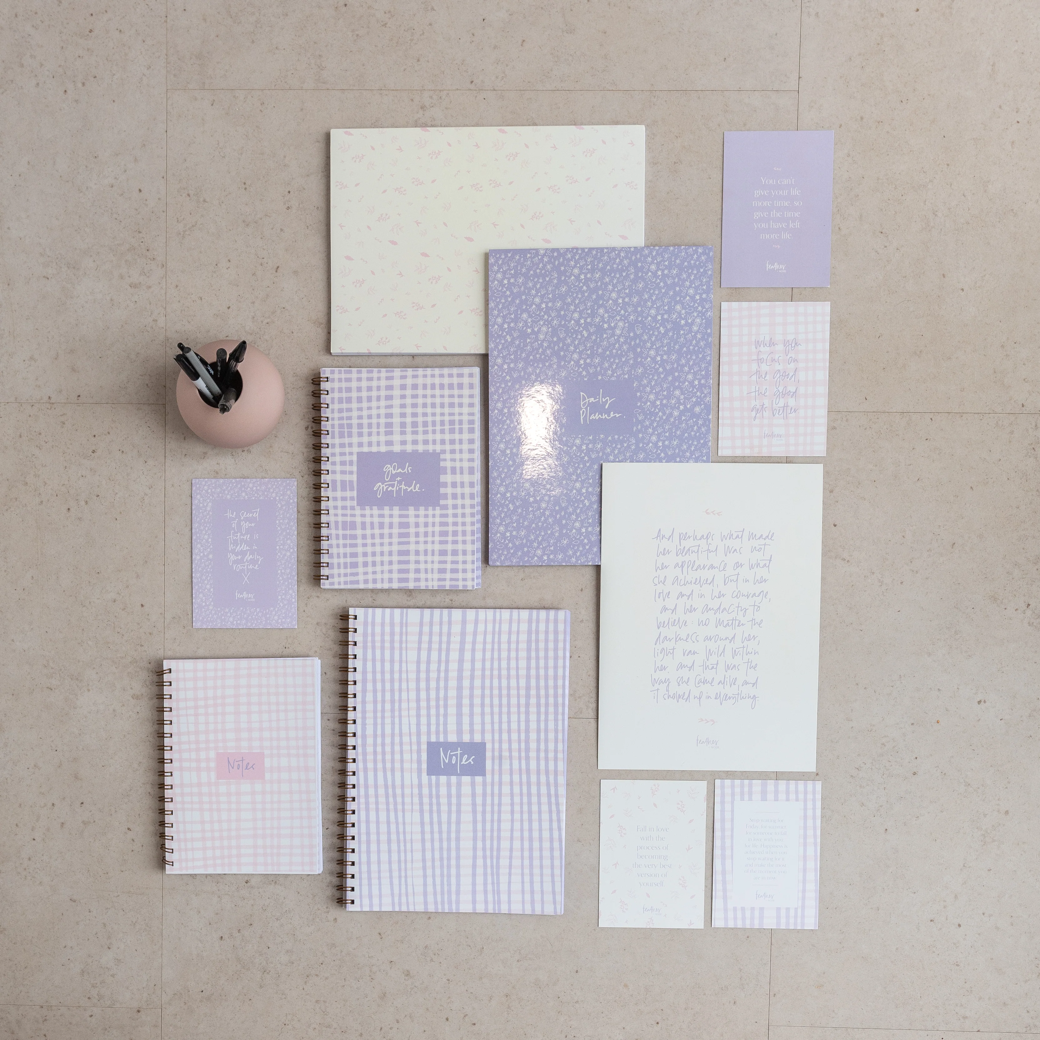 A4 Notebook Lilac - Image 7