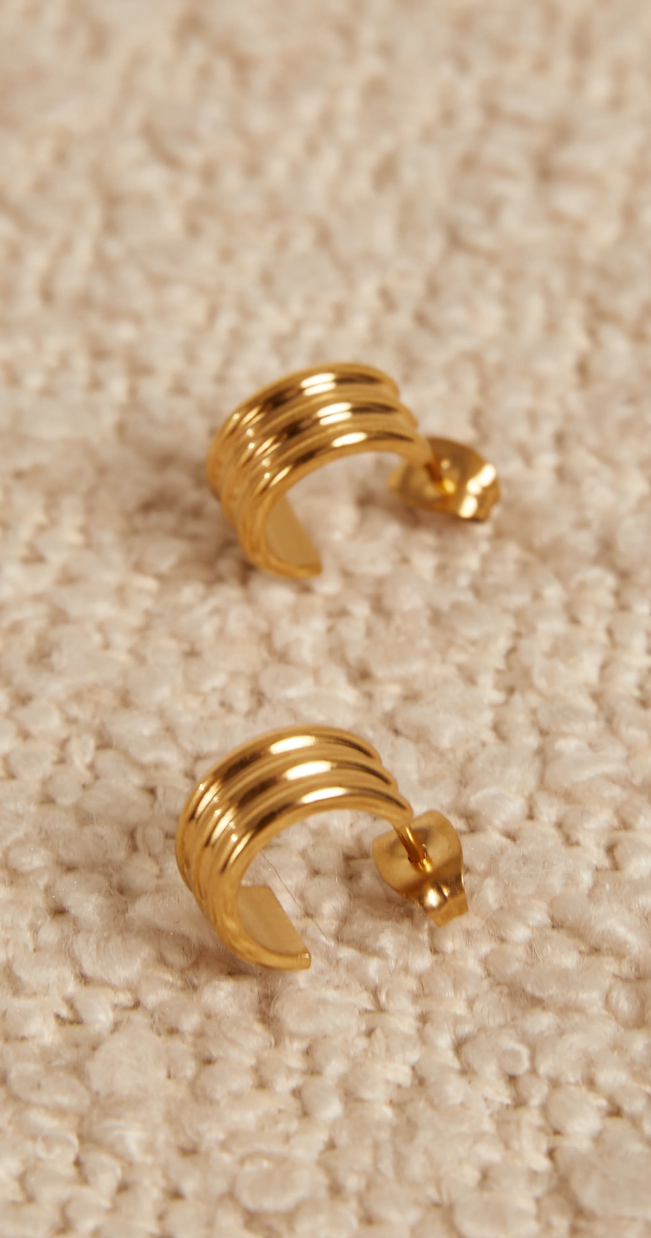 Aria Earrings - Gold - Image 3