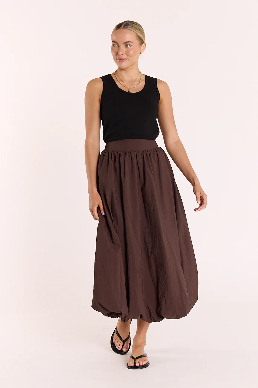 Aria Skirt - Chocolate - Image 4