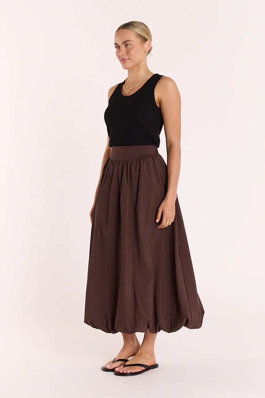 Aria Skirt - Chocolate - Image 5