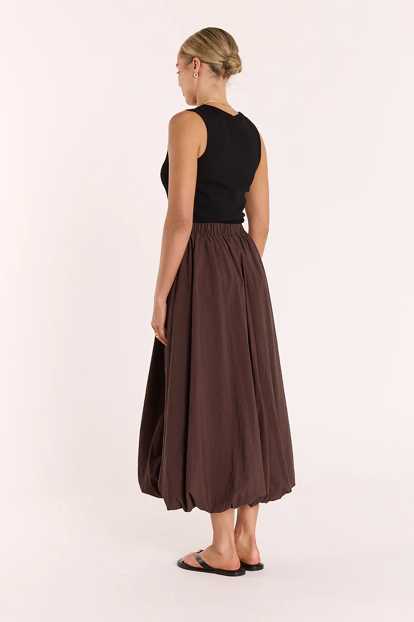Aria Skirt - Chocolate - Image 6