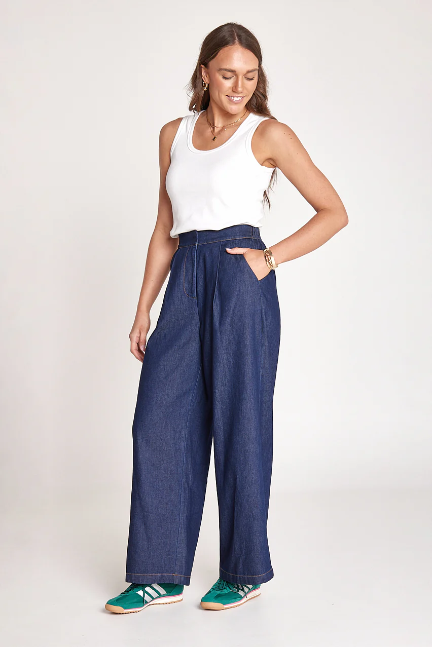 Arlo Denim Pant - Dark Blue - Image 5