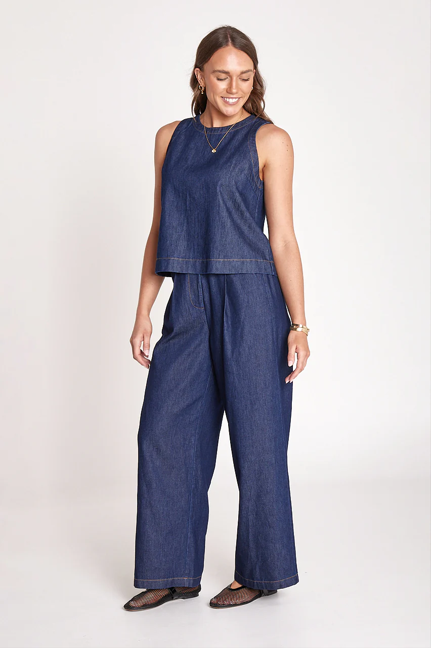 Arlo Denim Pant - Dark Blue - Image 6