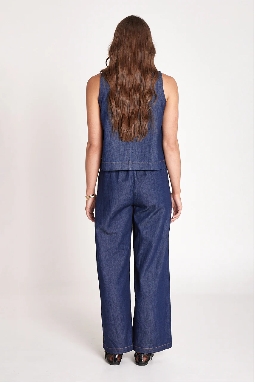 Arlo Denim Pant - Dark Blue - Image 7
