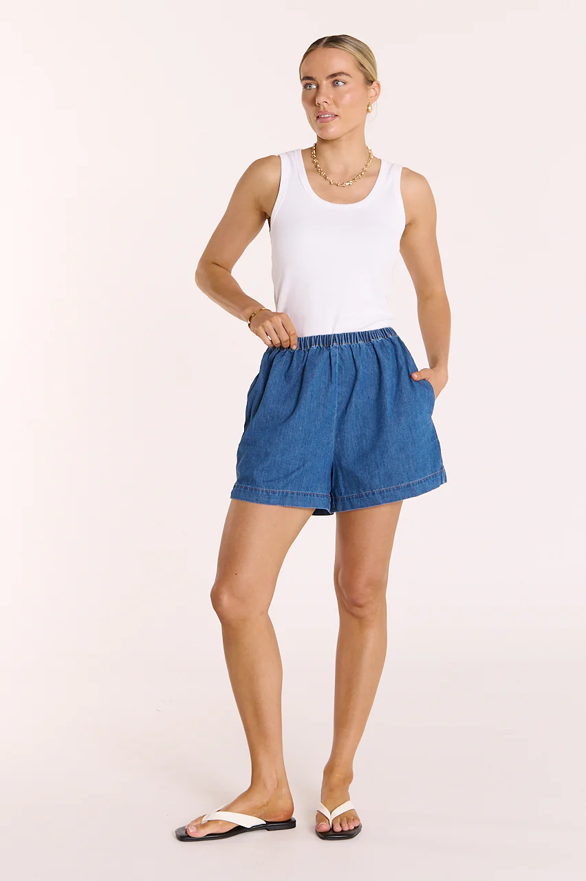 Arlo Denim Short - Heritage Blue - Image 4