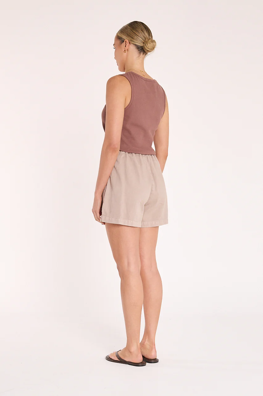 Arlo Denim Short - Mocha - Image 4