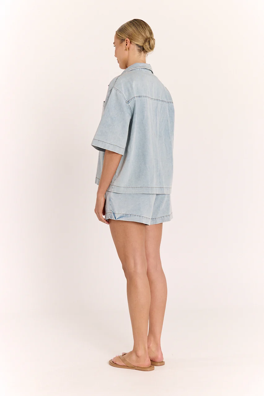 Arlo Denim Short - Summer Blue - Image 6