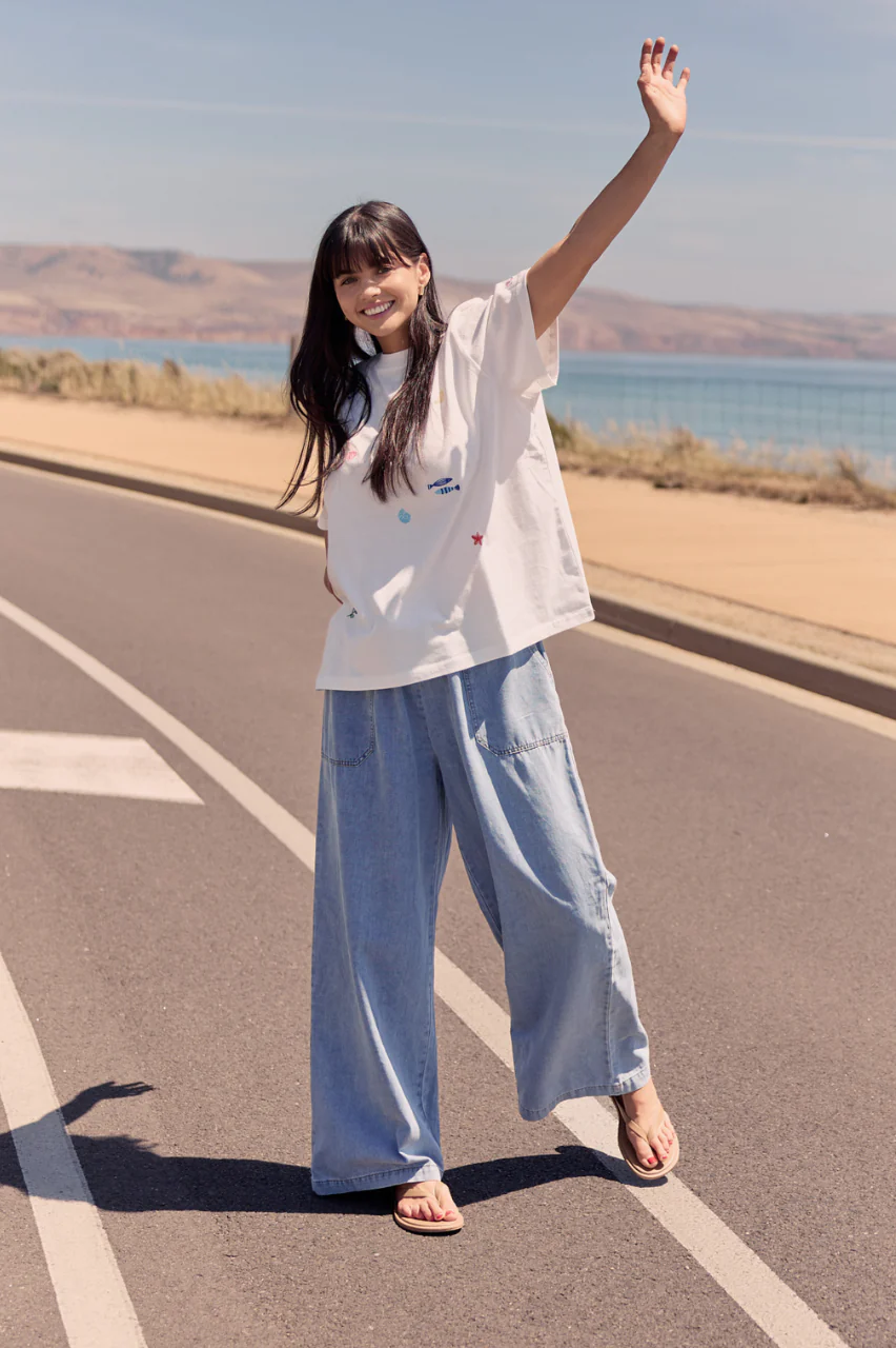 Arlo Relaxed Pant - Summer Blue - Image 2