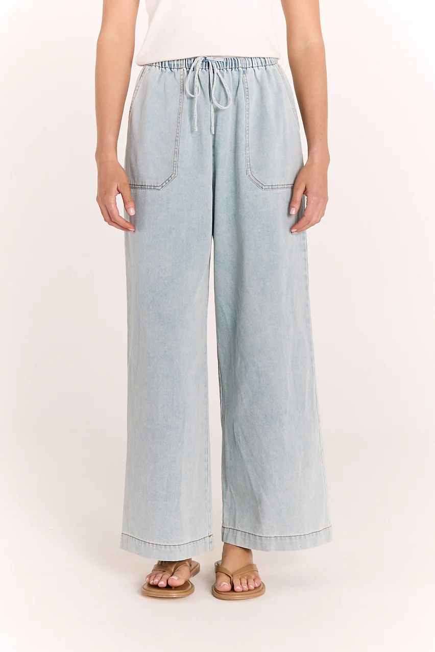 Arlo Relaxed Pant - Summer Blue - Image 3