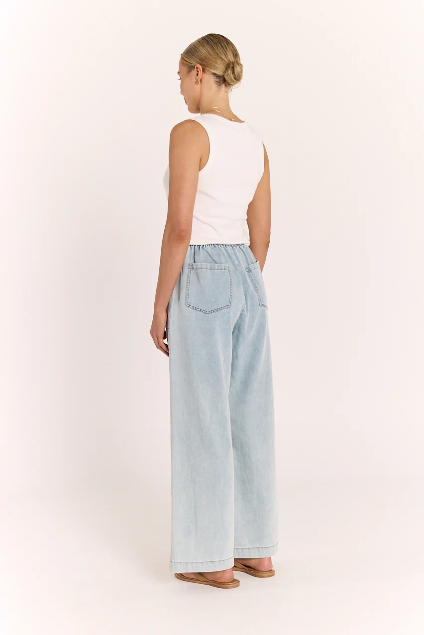 Arlo Relaxed Pant - Summer Blue - Image 8
