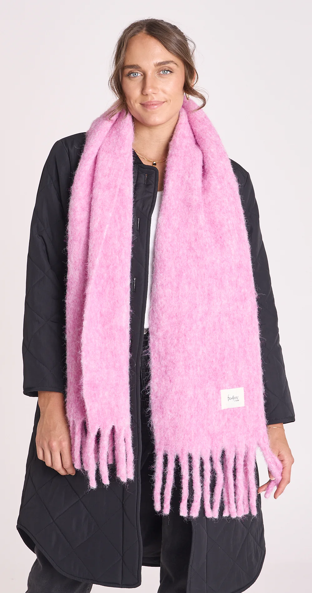 Aspen Scarf - Candy Pink - Image 2