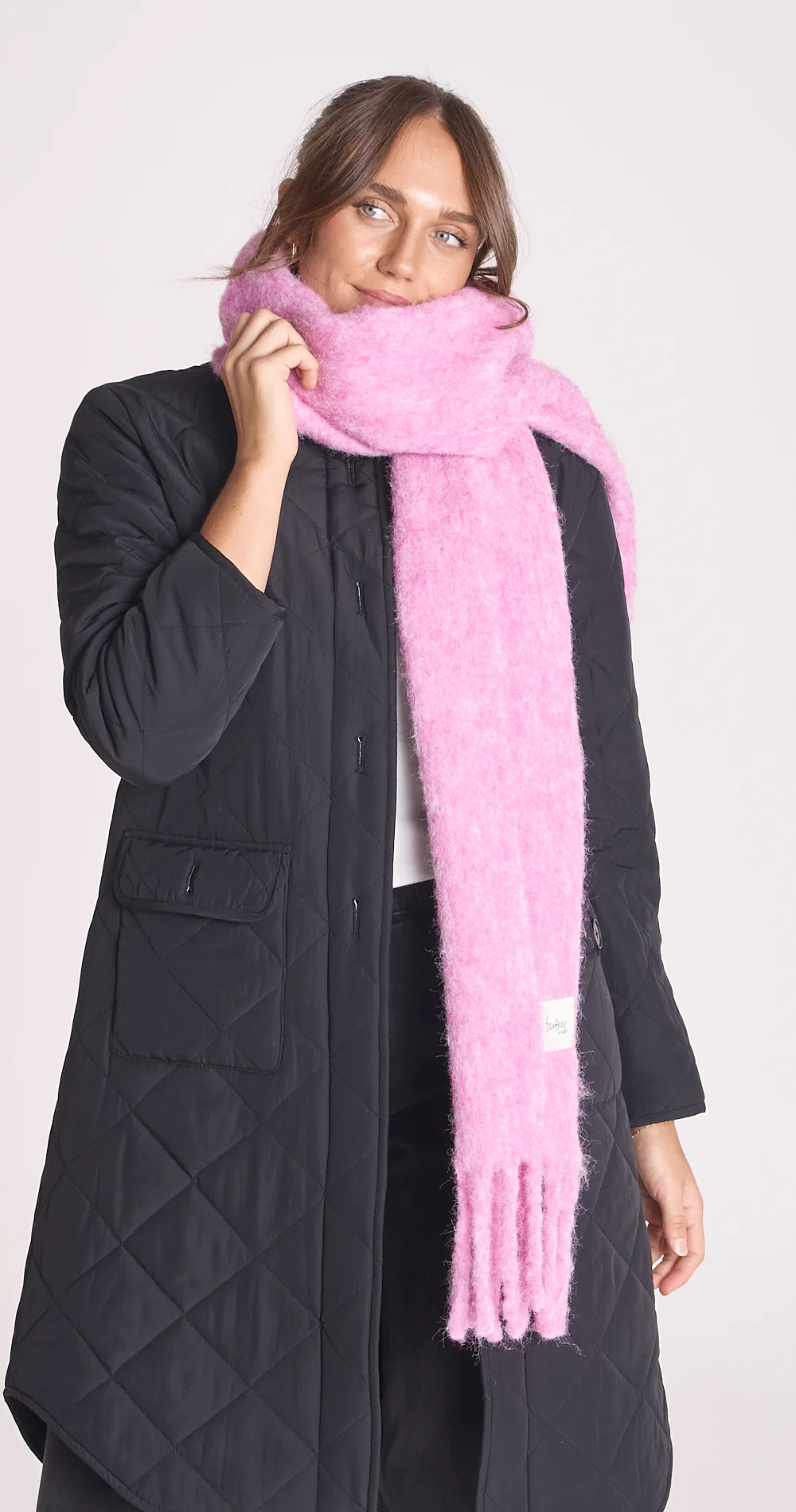 Aspen Scarf - Candy Pink - Image 3
