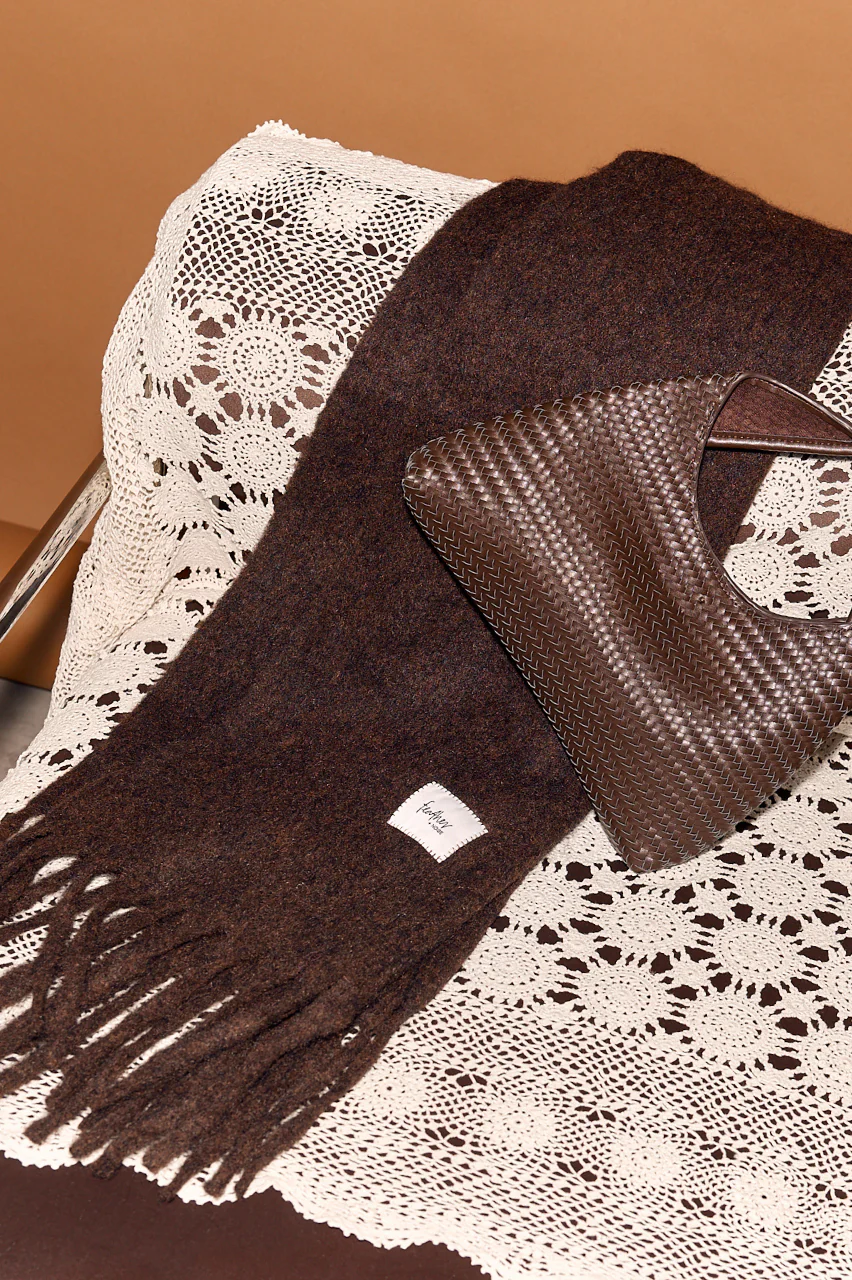 Aspen Scarf - Chocolate - Image 3