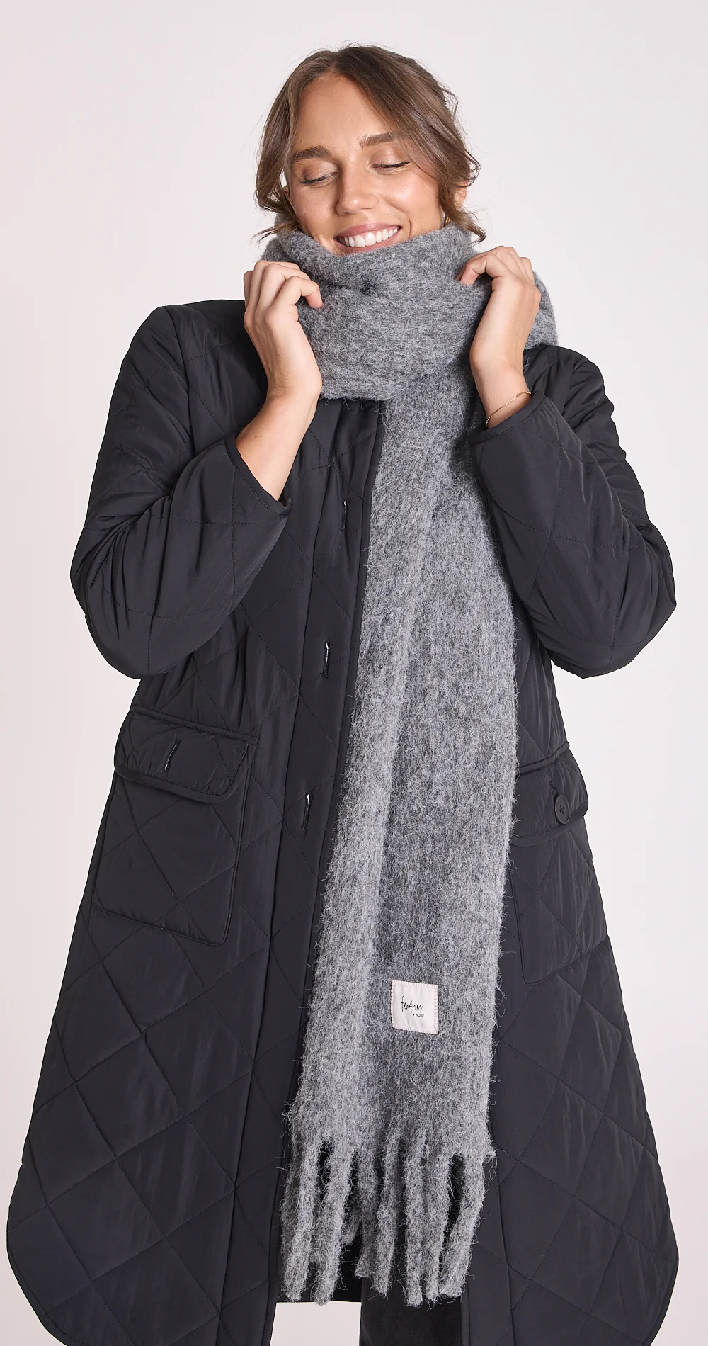 Aspen Scarf - Grey - Image 3
