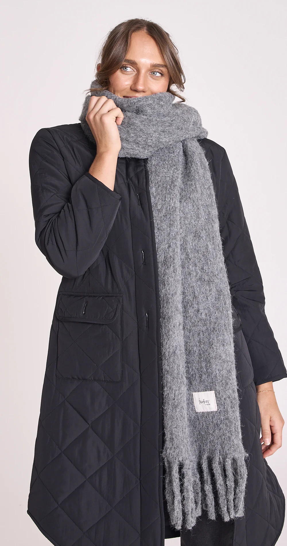 Aspen Scarf - Grey - Image 5