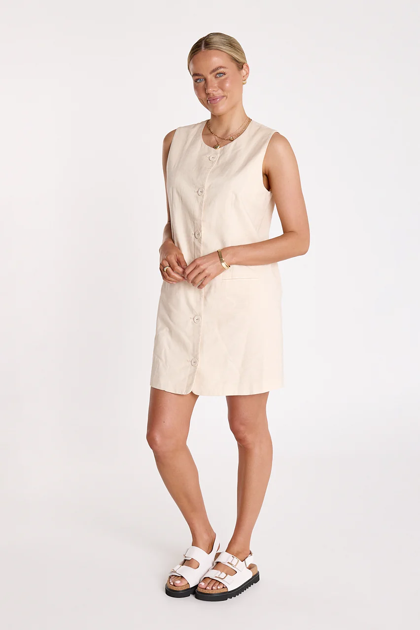 Audrey Dress - Cream - Image 5