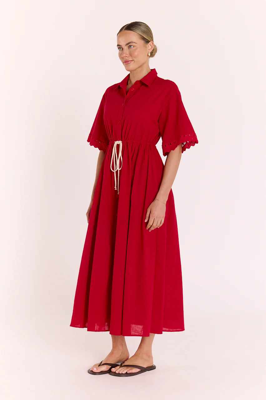 Aurelia Dress - Red - Image 5