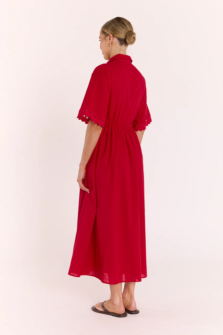 Aurelia Dress - Red - Image 6