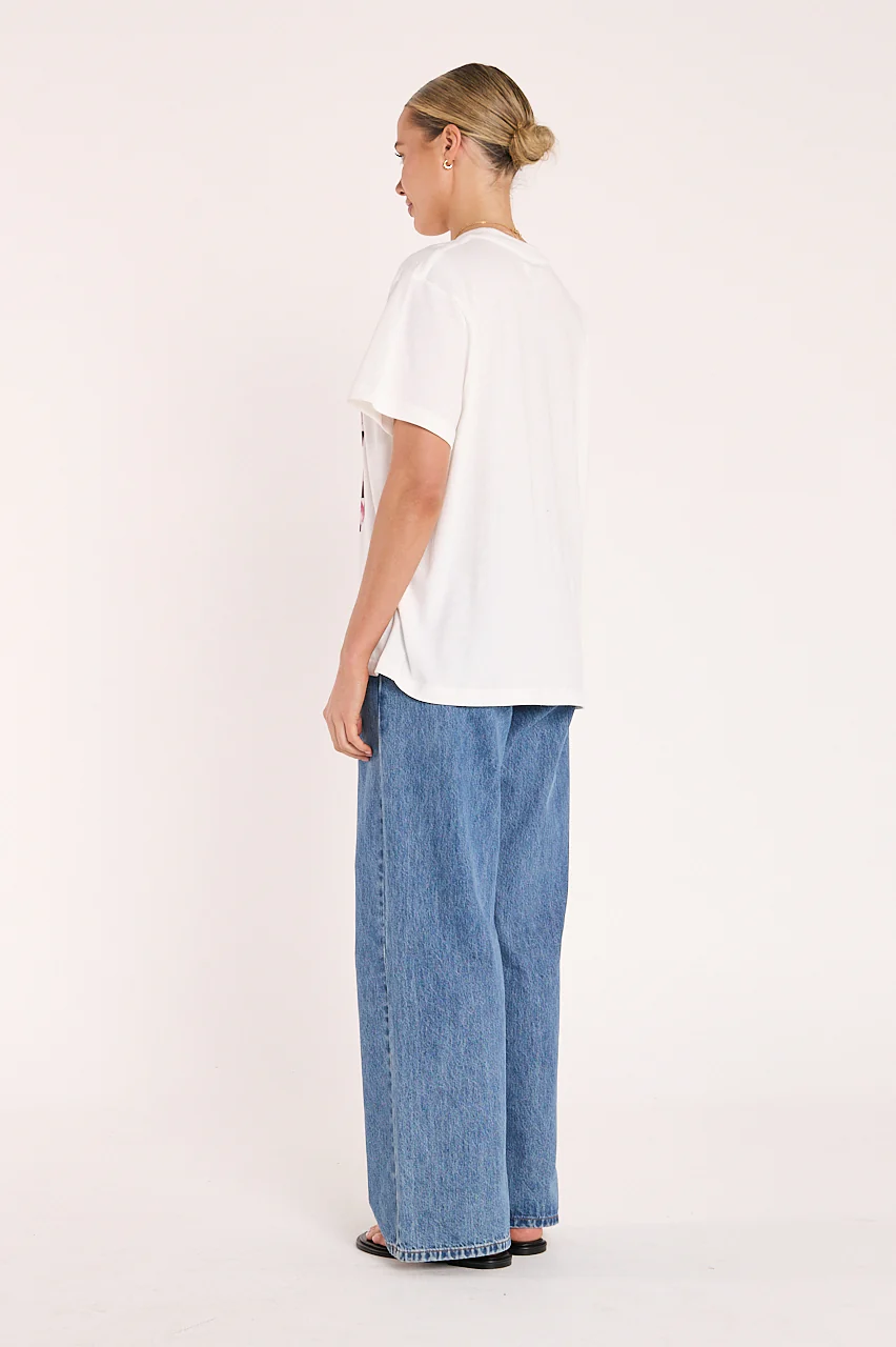 Blossom Graphic Tee - White - Image 8
