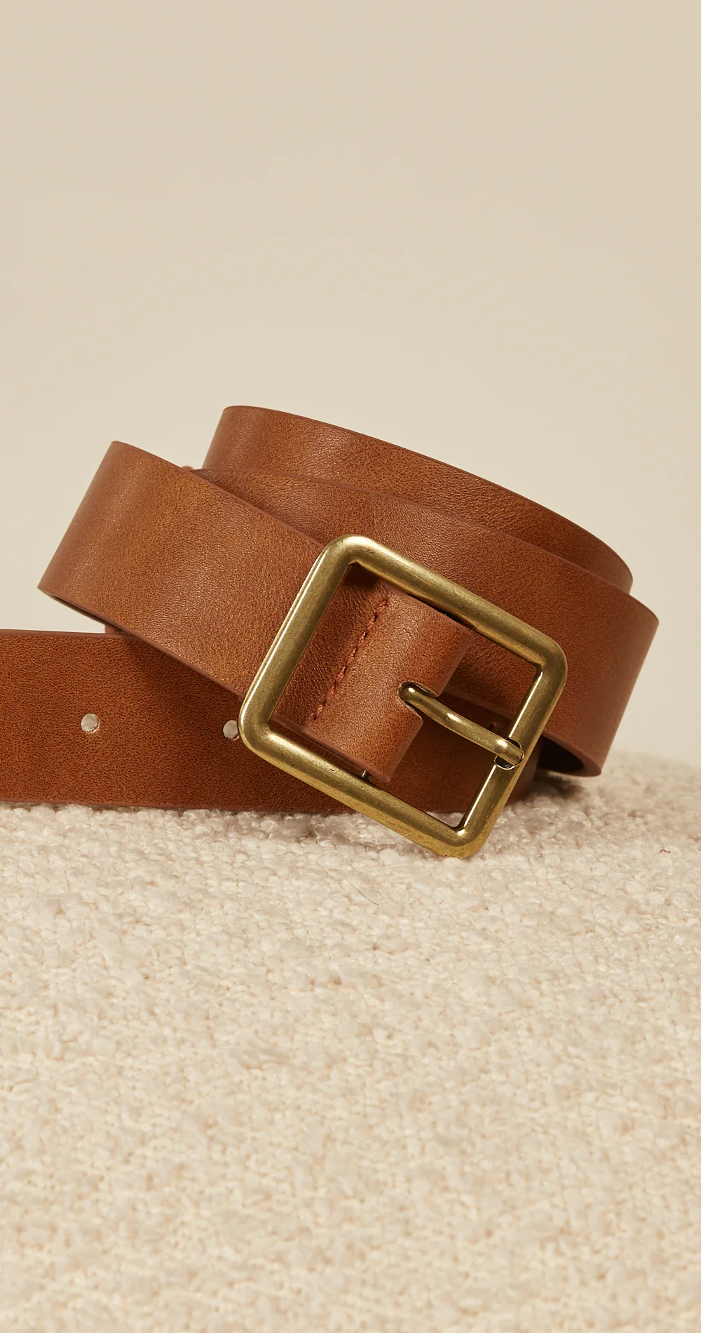 Brooke Belt - Tan Square - Image 2