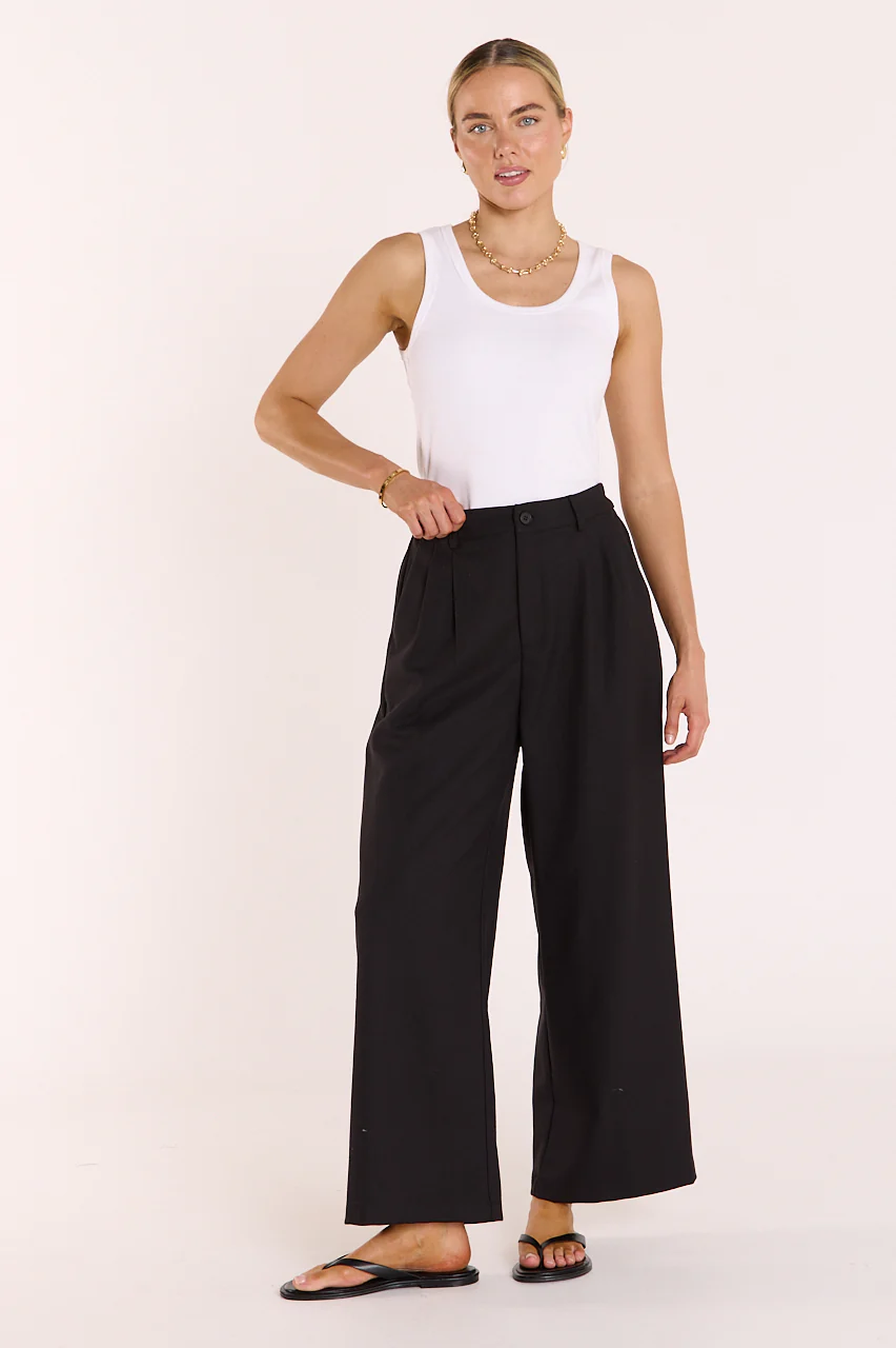 Carmen Cropped Pant - Black - Image 3