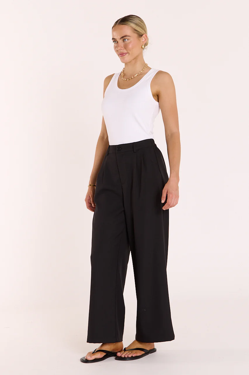 Carmen Cropped Pant - Black - Image 4