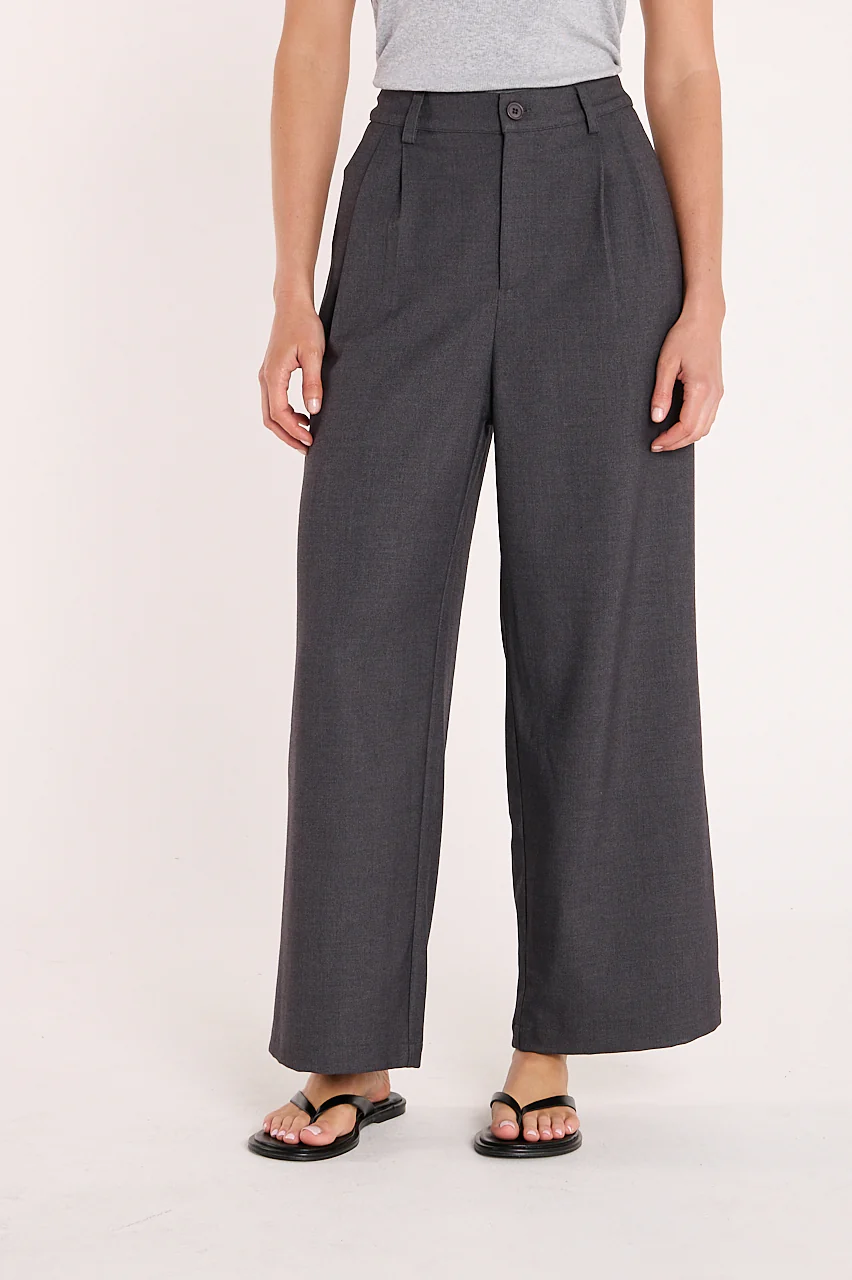 Carmen Cropped Pant - Charcoal - Image 2