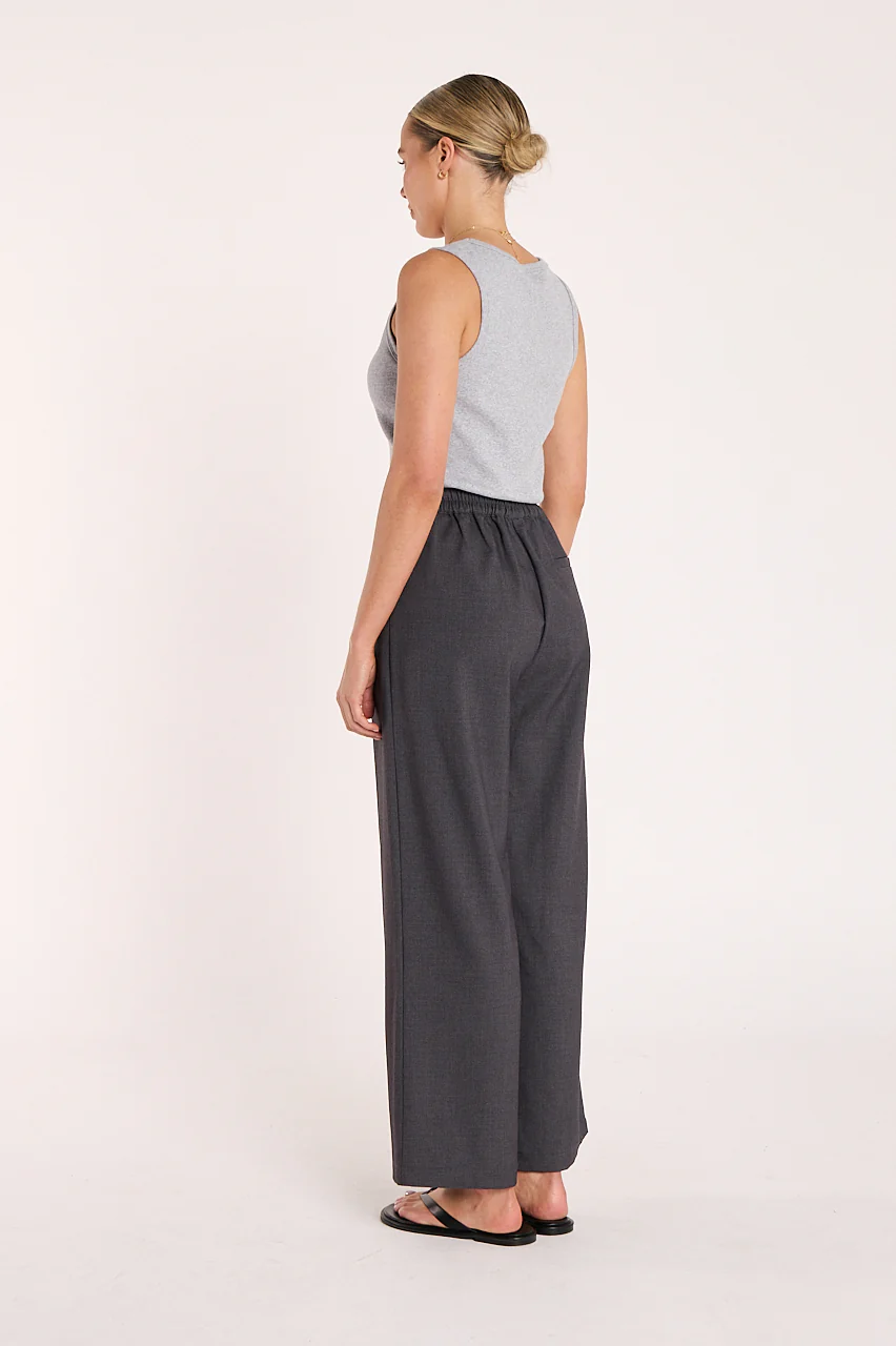 Carmen Cropped Pant - Charcoal - Image 4