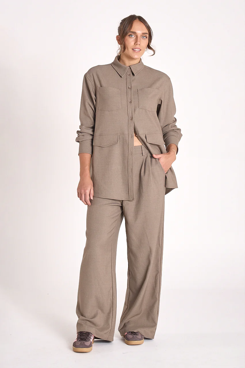 Carmen Shirt - Olive Marle - Image 2