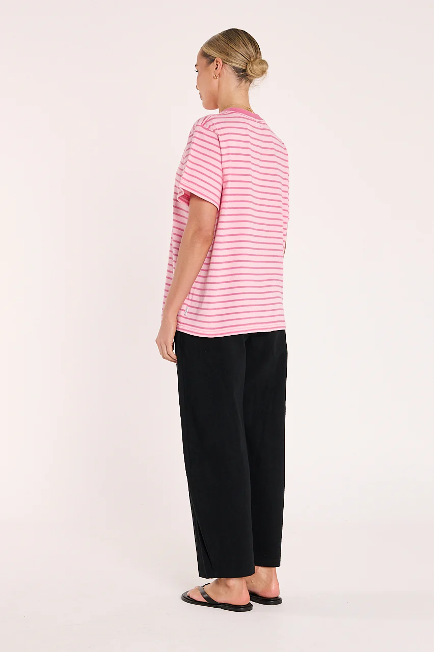 Carter Tee - Pink Stripe - Image 4