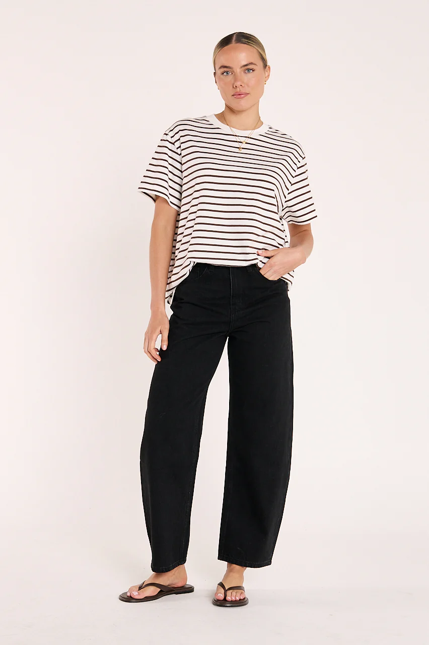 Carter Tee - White Chocolate Stripe - Image 4