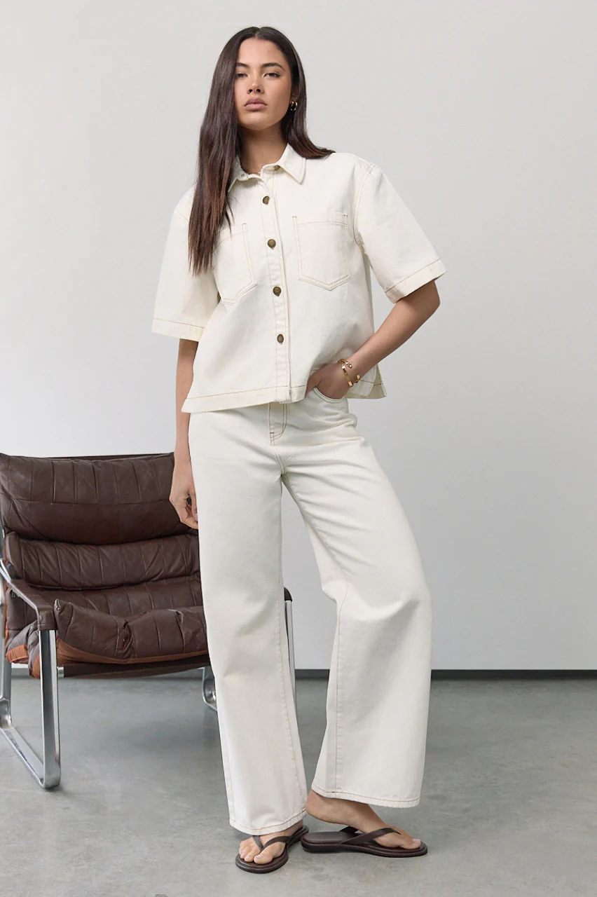 Cassie Shirt - Cream - Image 6