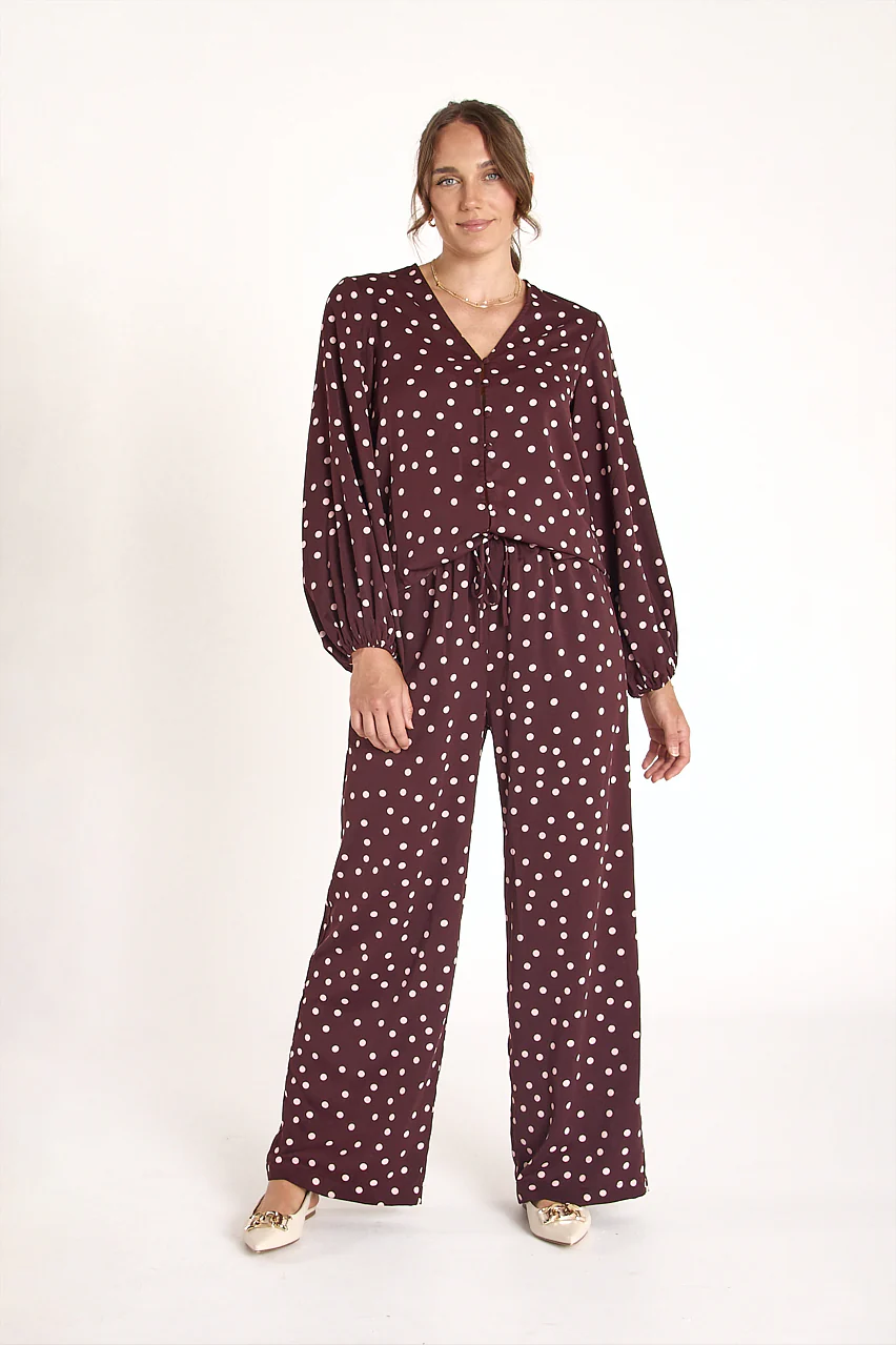 Charlotte Top - Pink Spot - Image 2
