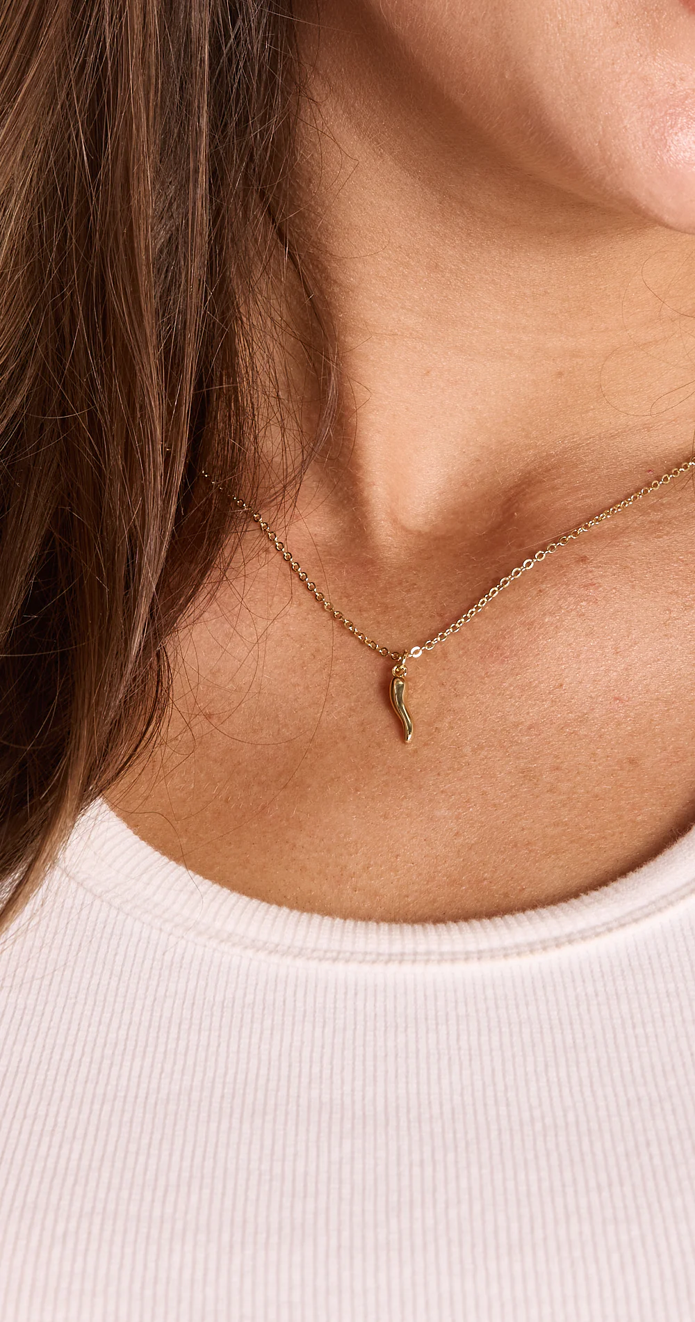 Chilli Necklace - Gold