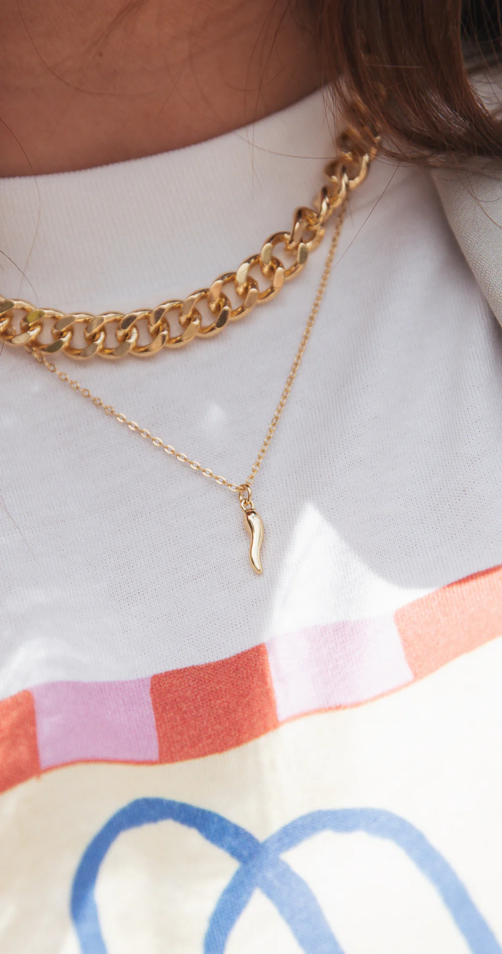 Chilli Necklace - Gold - Image 3