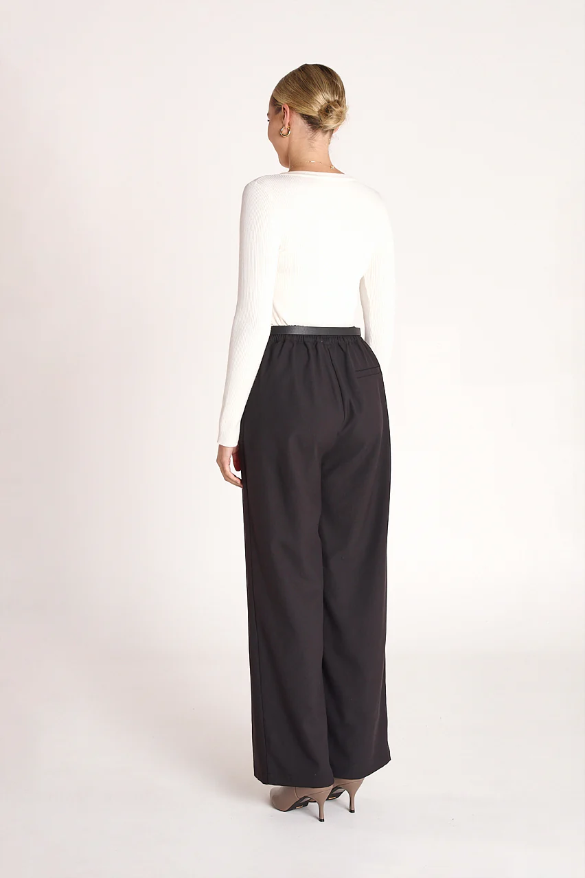 Claire Long Sleeve Top - White - Image 5