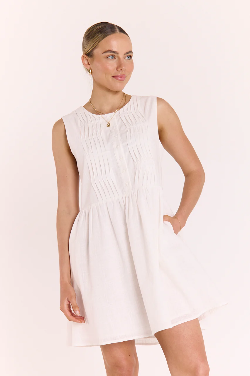 Clara Dress - White - Image 2