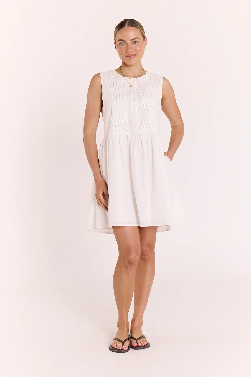 Clara Dress - White - Image 5