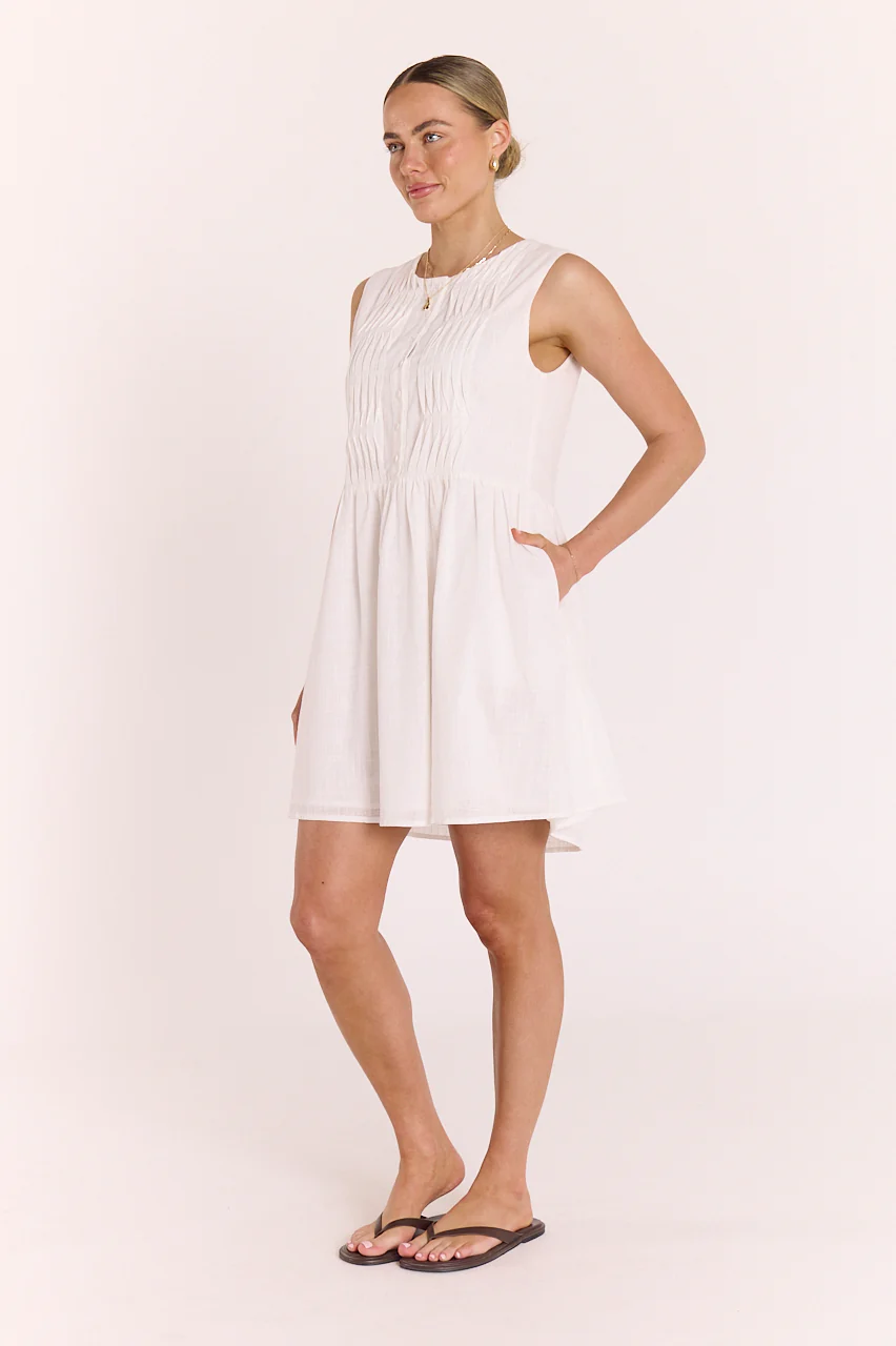 Clara Dress - White - Image 7