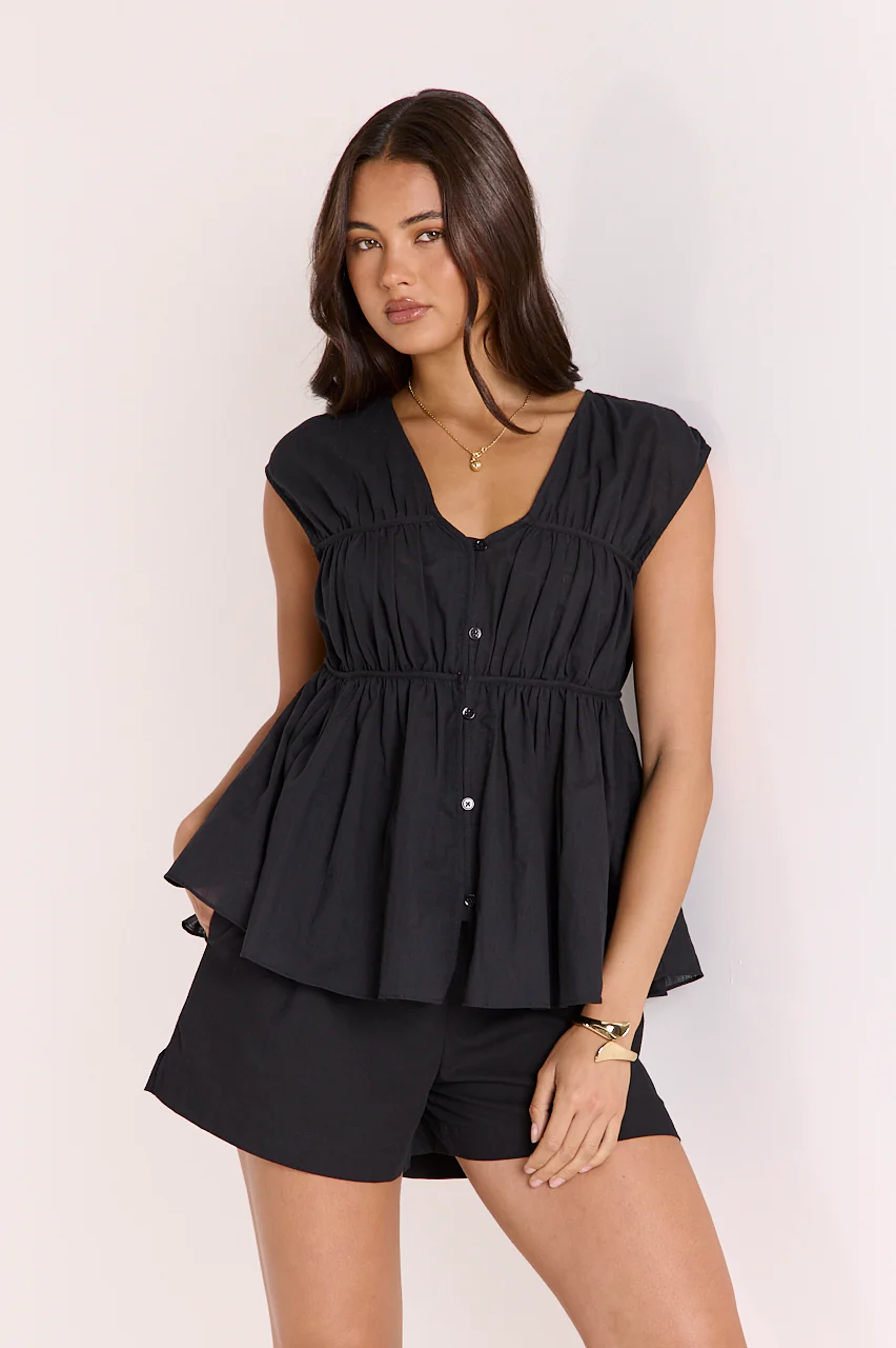 Daisy Top - Black