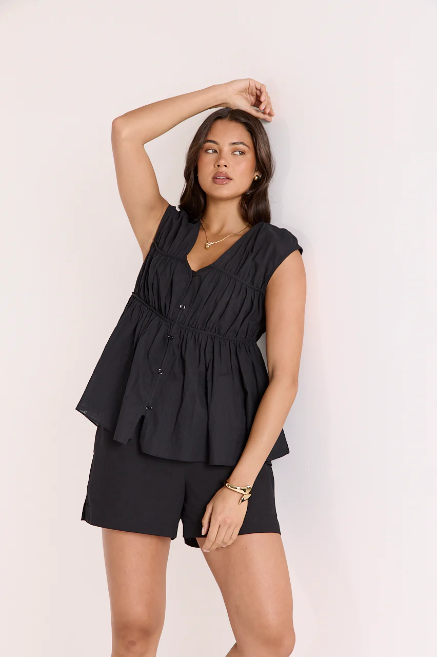 Daisy Top - Black - Image 4