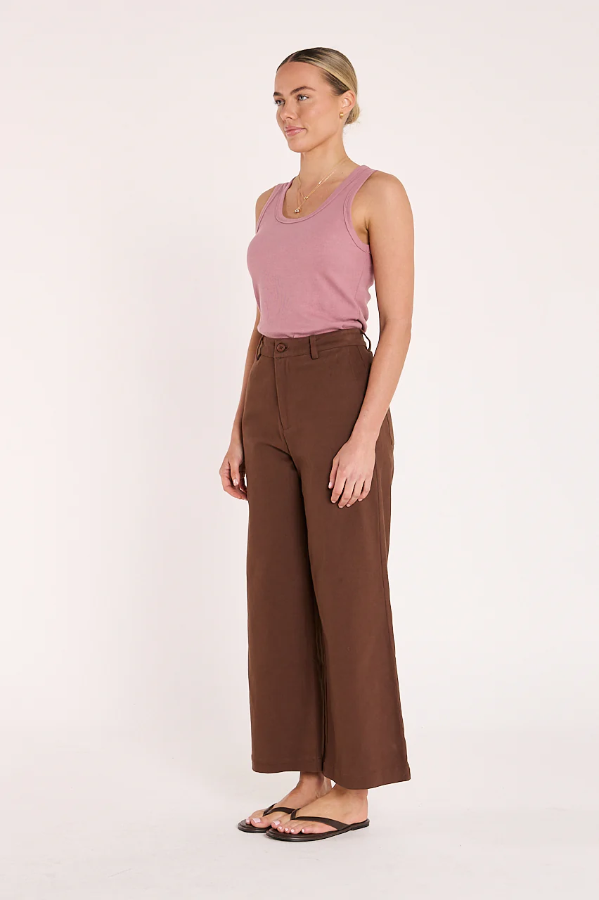 Darcy Pant - Chocolate - Image 3