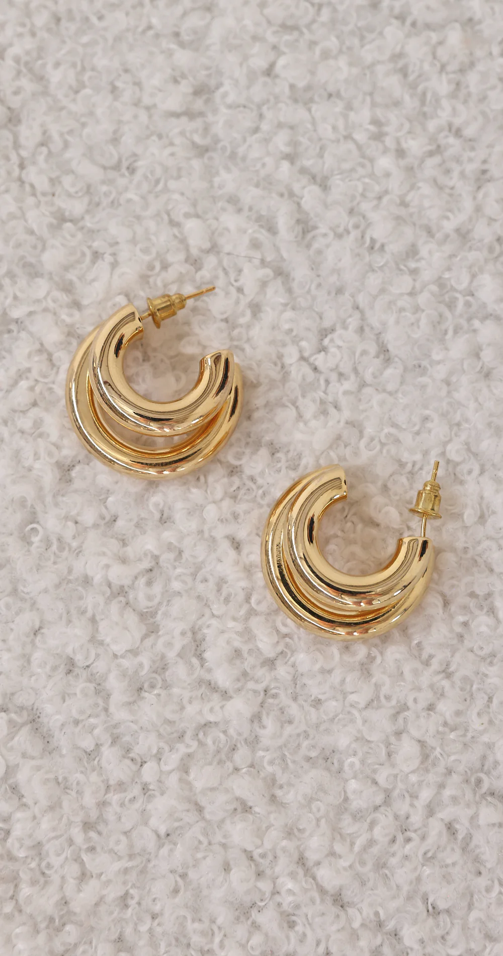 Dawson Earrings - Gold - Image 2