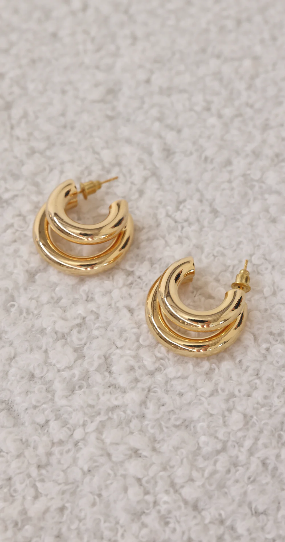 Dawson Earrings - Gold - Image 3