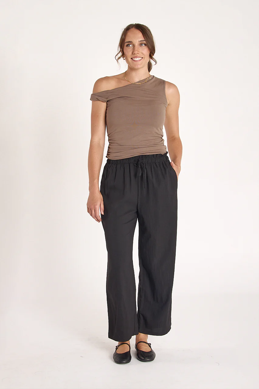 Dylan Straight Leg Pant - Black