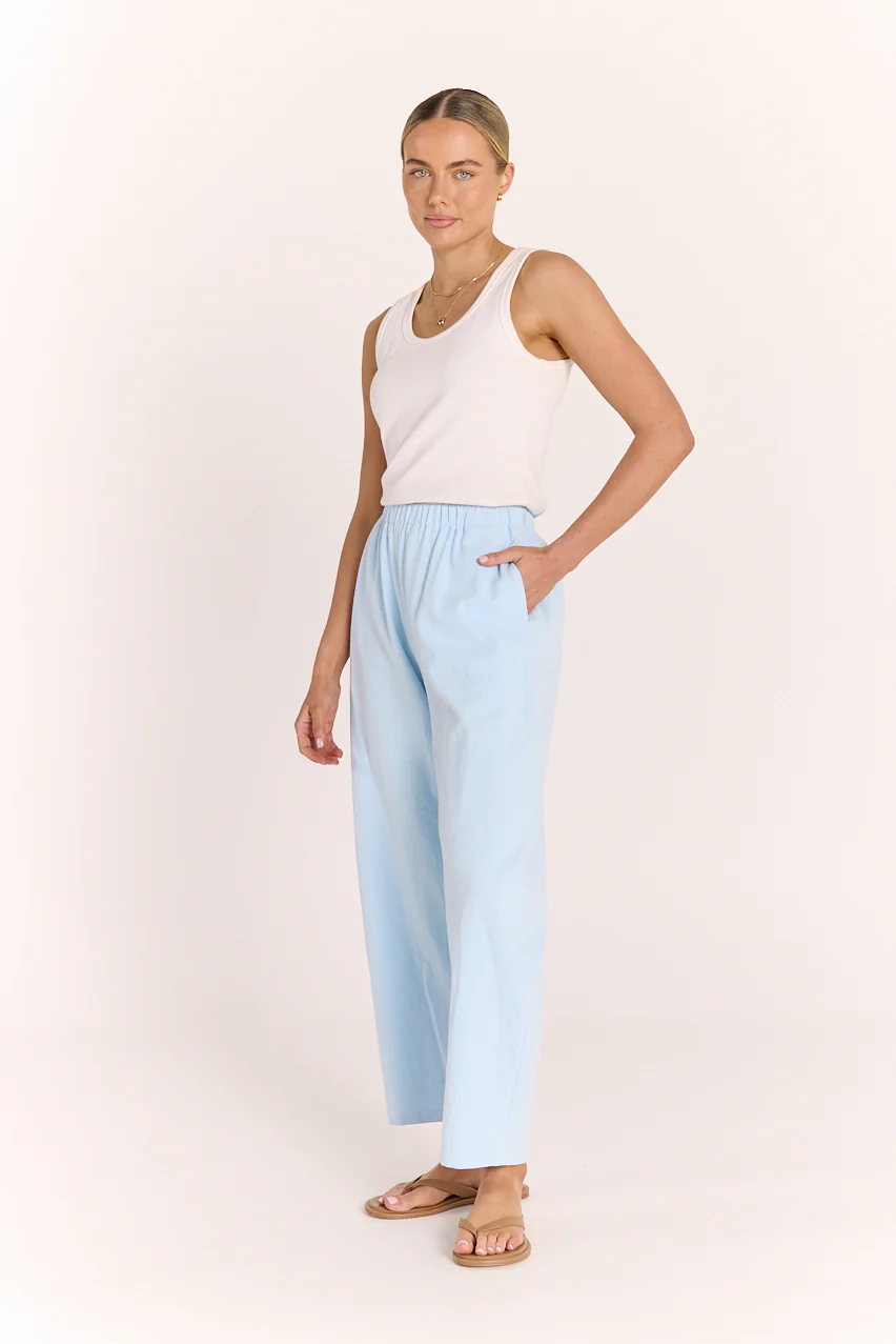 Eleanor Barrel Pant - Blue - Image 7