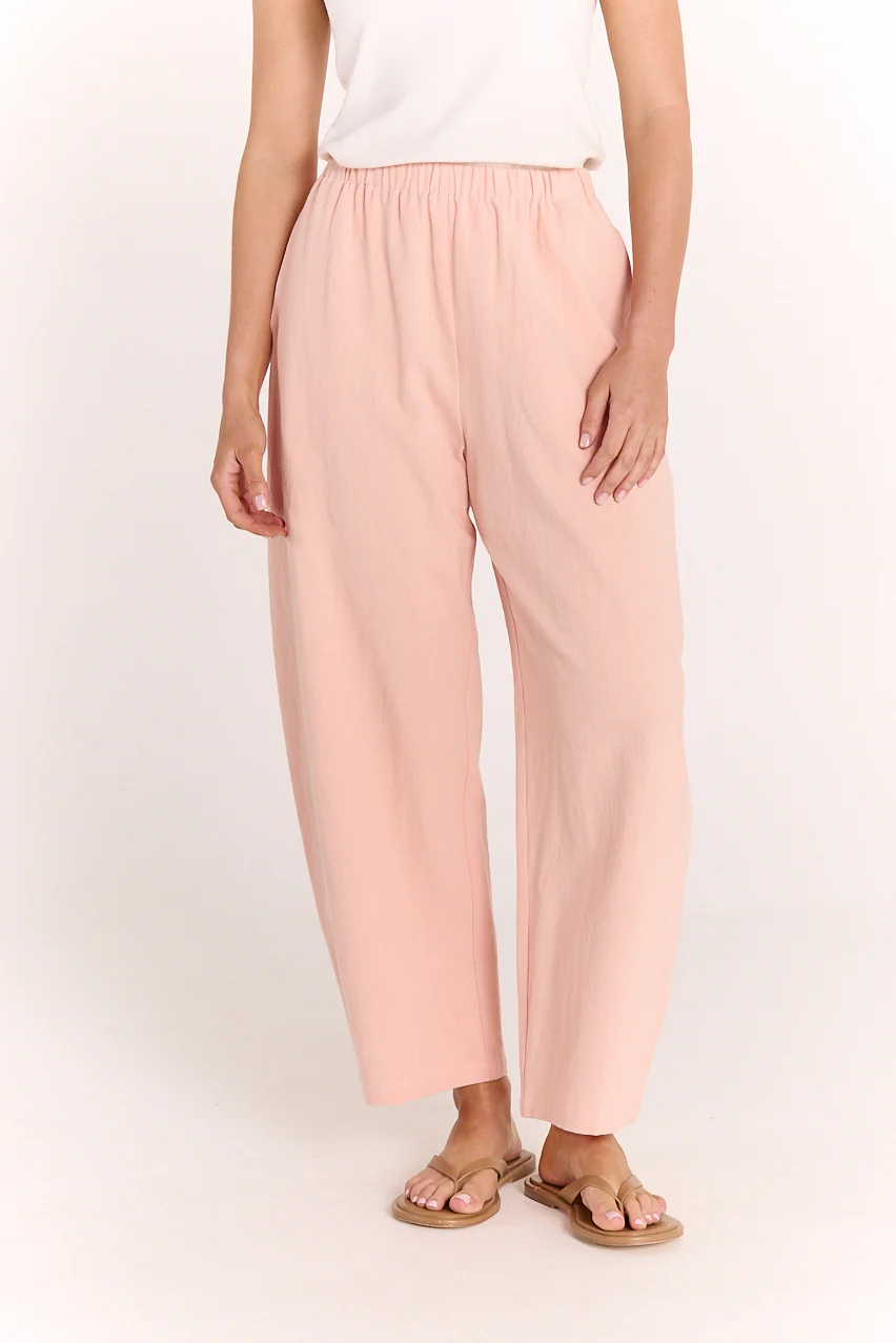 Eleanor Barrel Pant - Peach - Image 3