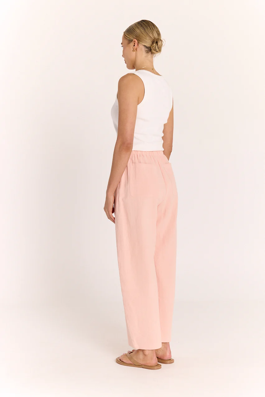 Eleanor Barrel Pant - Peach - Image 6