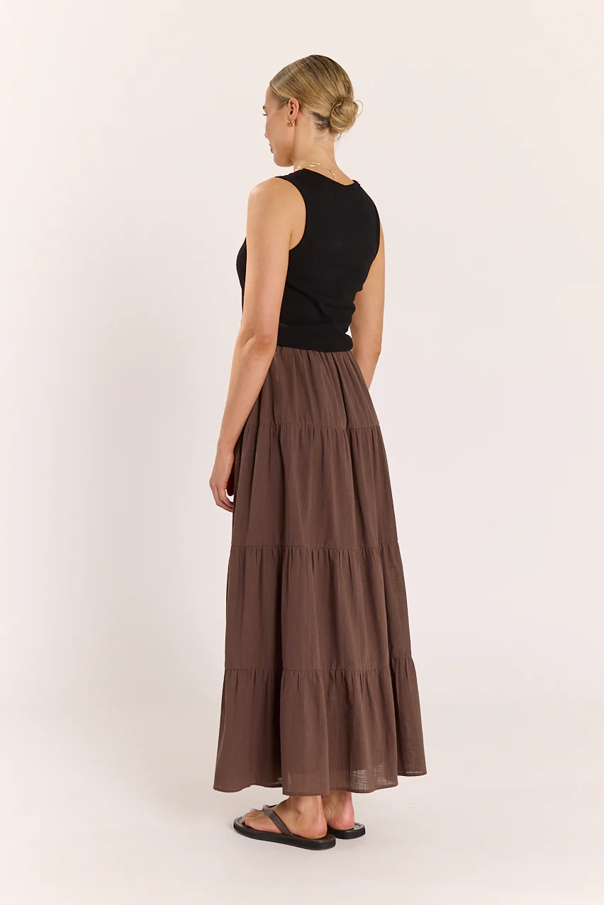 Elena Skirt - Chocolate - Image 6