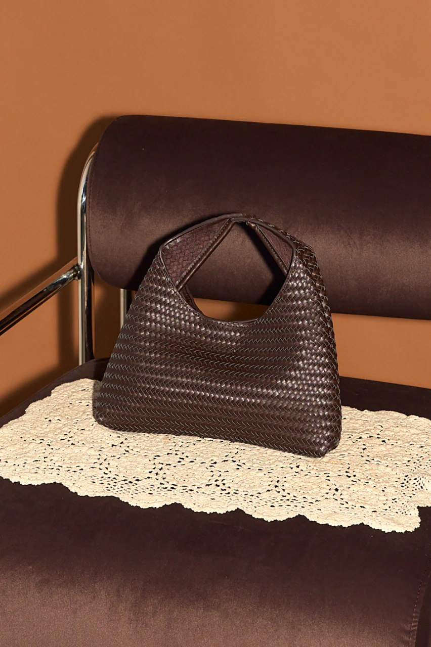 Eliana Handle Bag - Chocolate